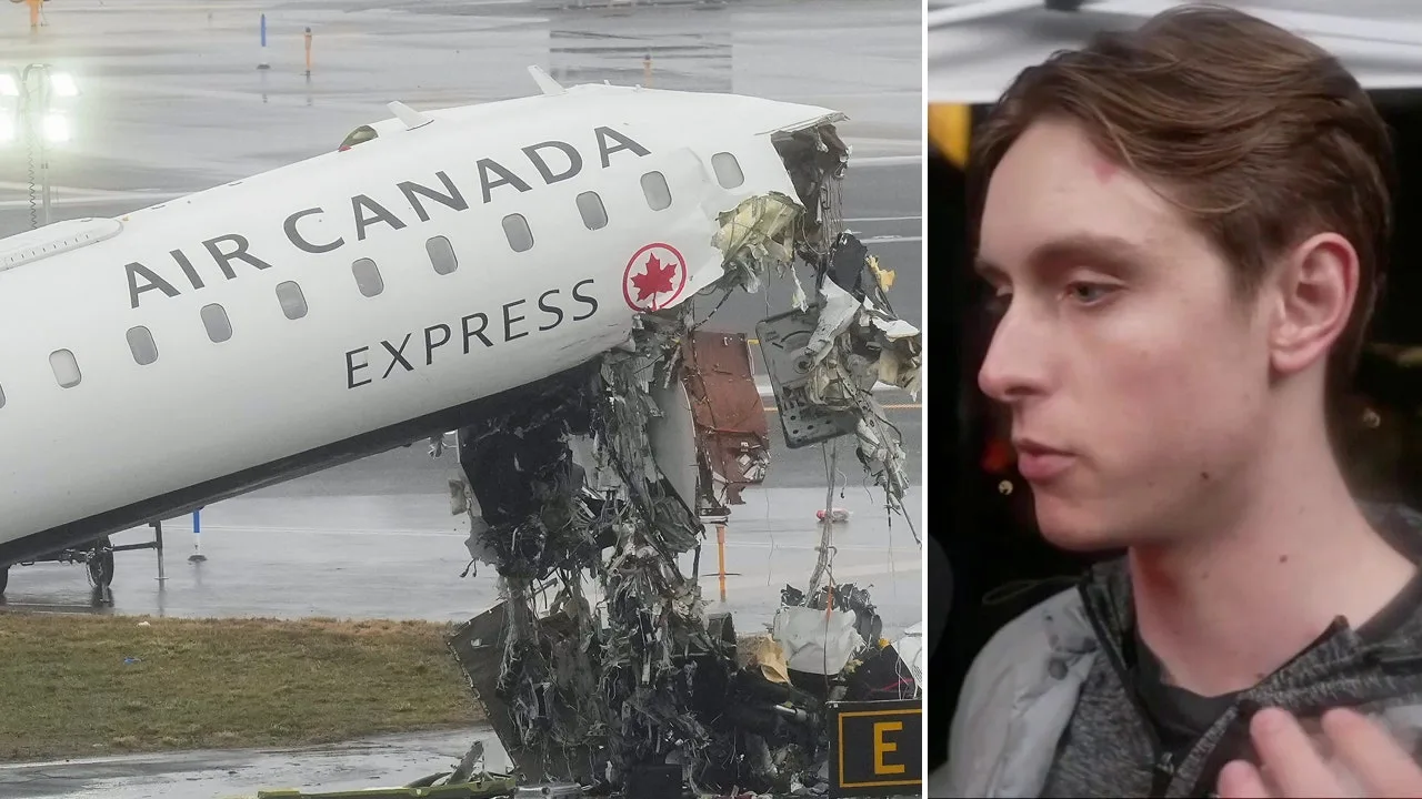 Air Canada Express Plane Collides With Fire Truck at LaGuardia, Killing Two Pilots