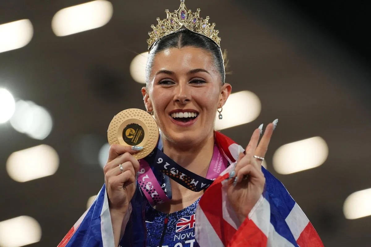 Amy Hunt Wins 100m and 200m at European Athletics Championships in Birmingham