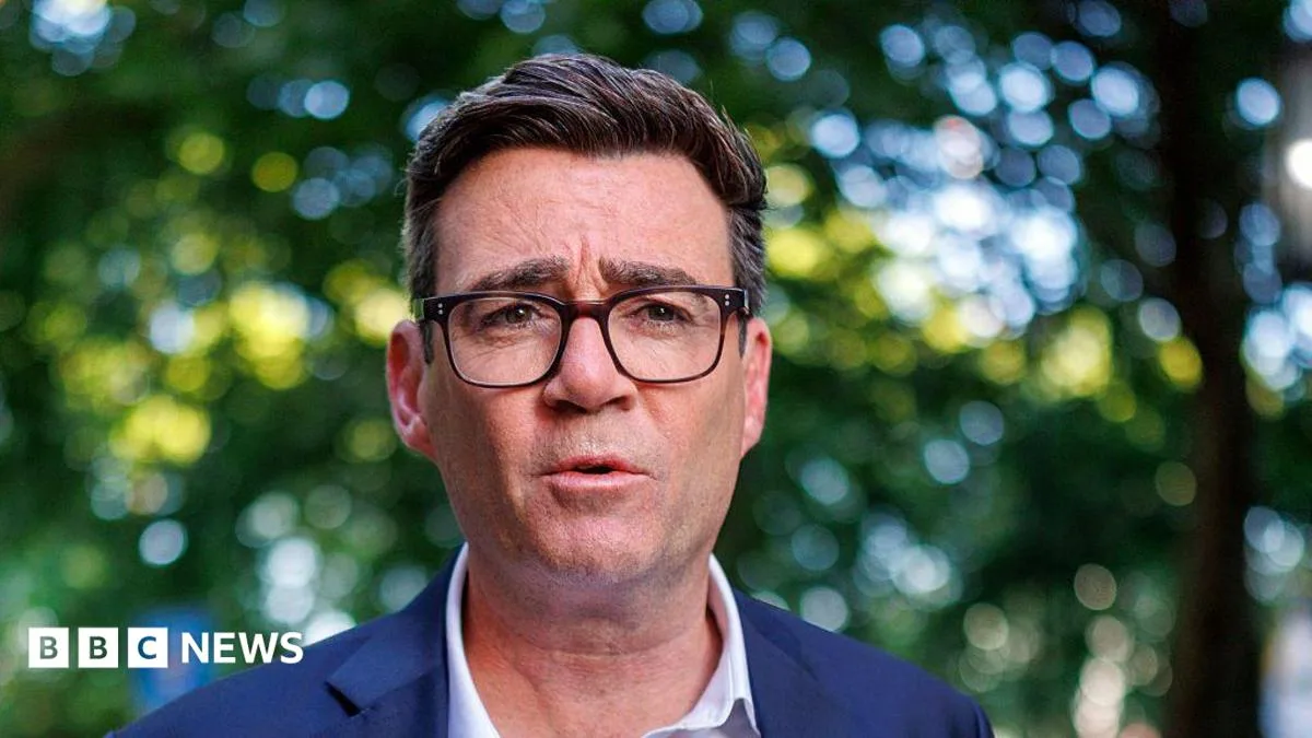 Andy Burnham Announces UK Listening Tour and Sets Out Economic Vision as Labour Leader