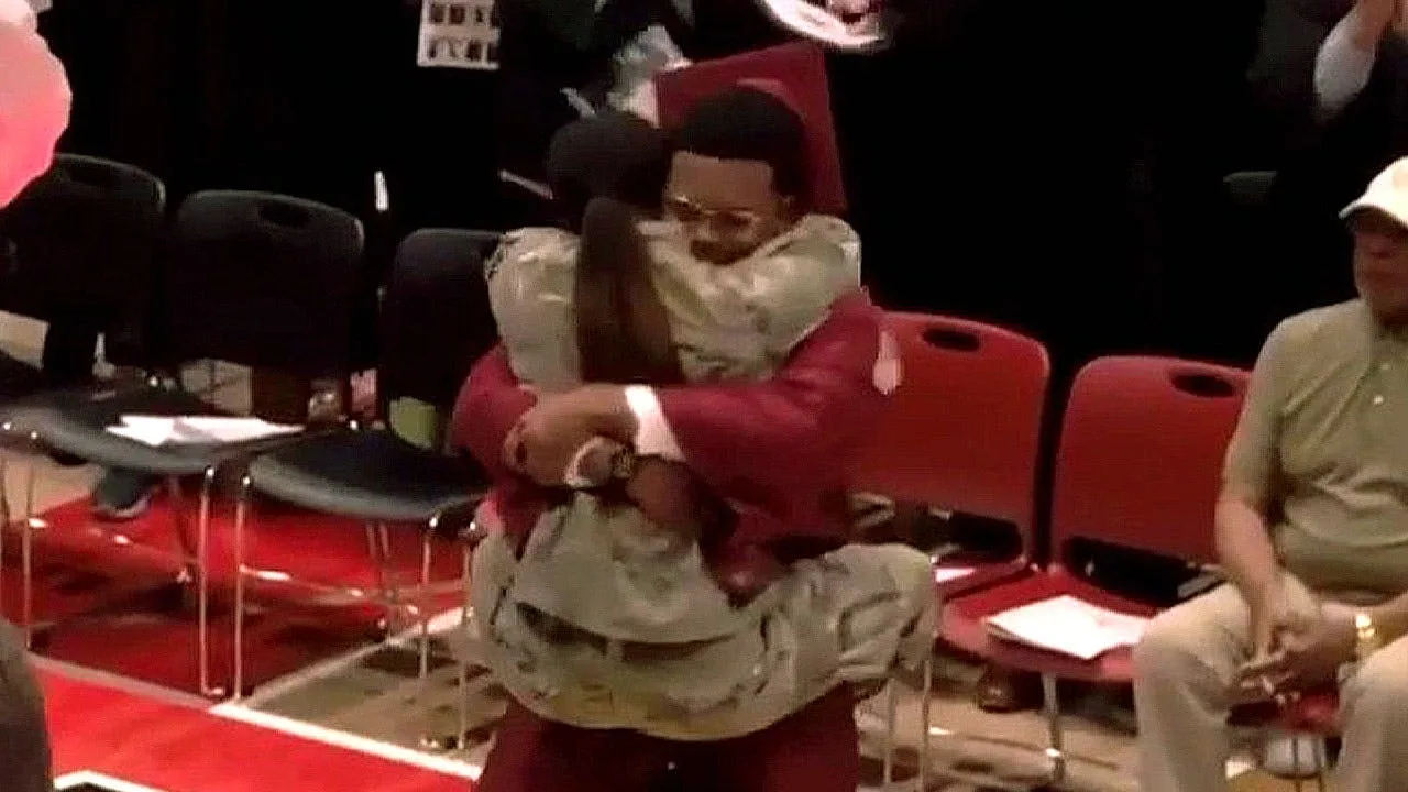 Army Specialist Surprises Brother by Delivering Diploma at Milwaukee Graduation