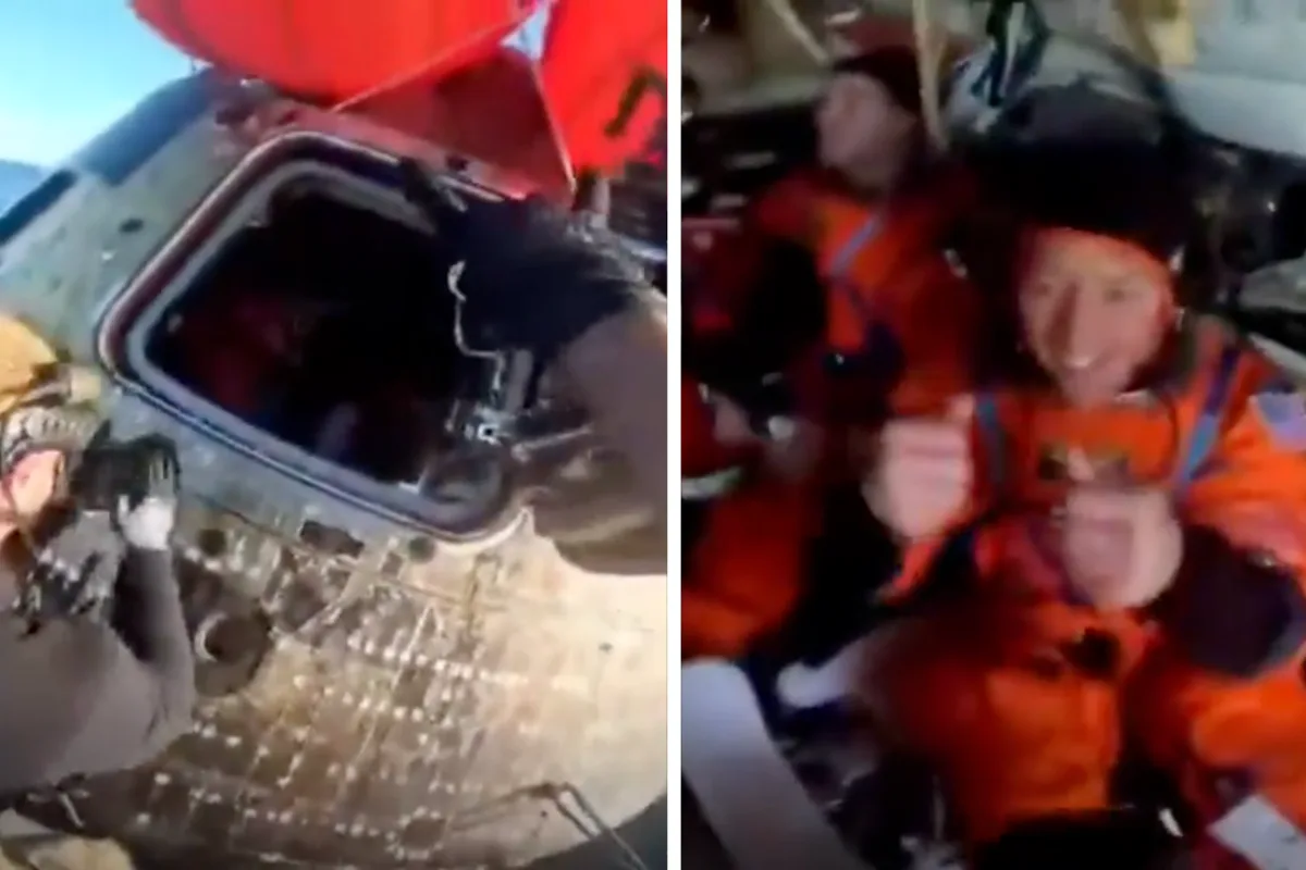 Artemis II Astronauts Welcomed by Navy After Splashdown Following Moon Mission