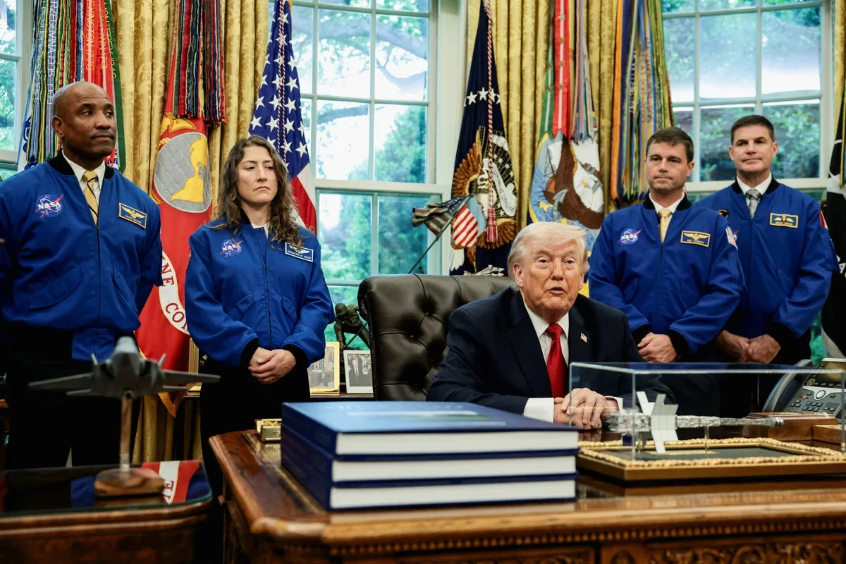 President Trump Hosts Artemis II Astronauts at White House After Lunar Mission