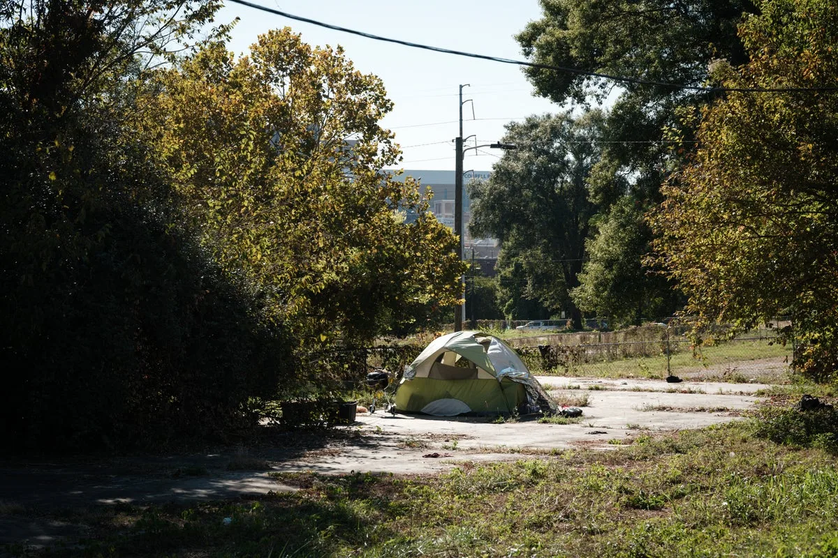 Atlanta City Workers Dispose of Unhoused People's Belongings Near World Cup Venue