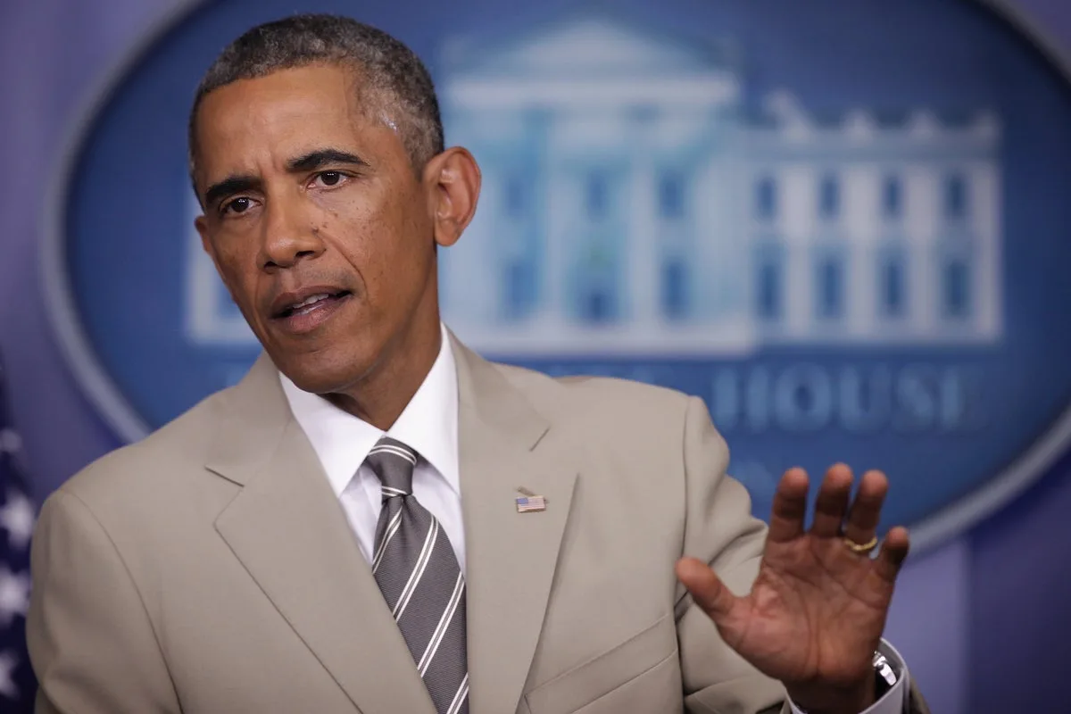 Barack Obama Appears in Larry David Sketch Addressing Tan Suit Controversy