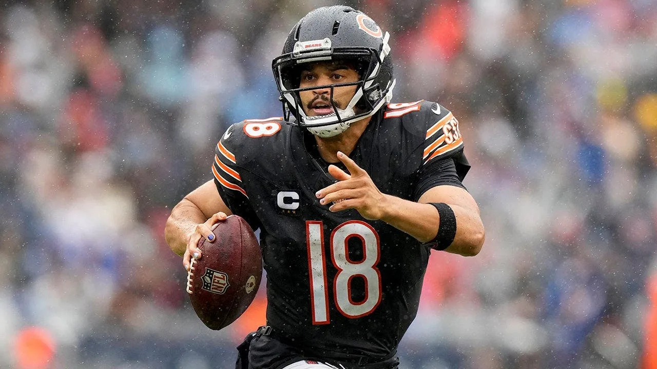 Bears Quarterback Caleb Williams Carted Off Field After Apparent Leg Injury vs. Vikings