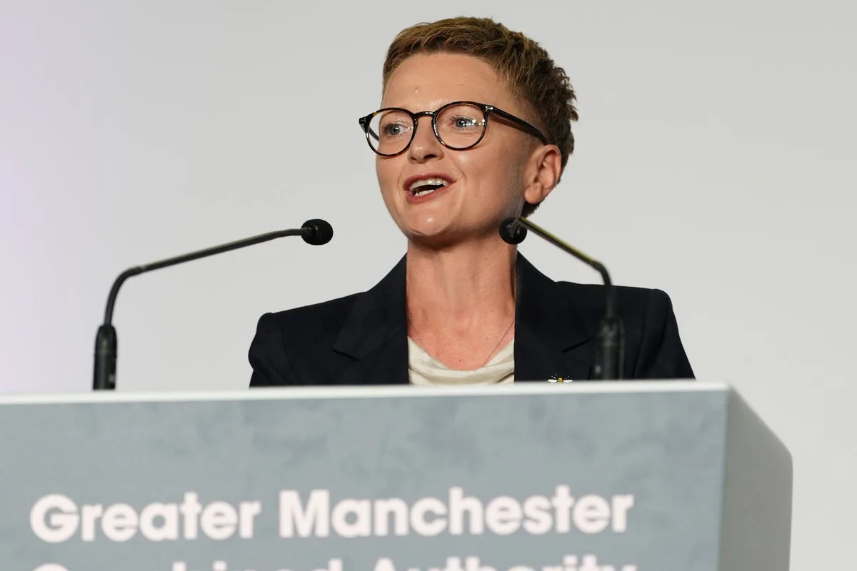 Bev Craig Elected as New Mayor of Greater Manchester in By-Election