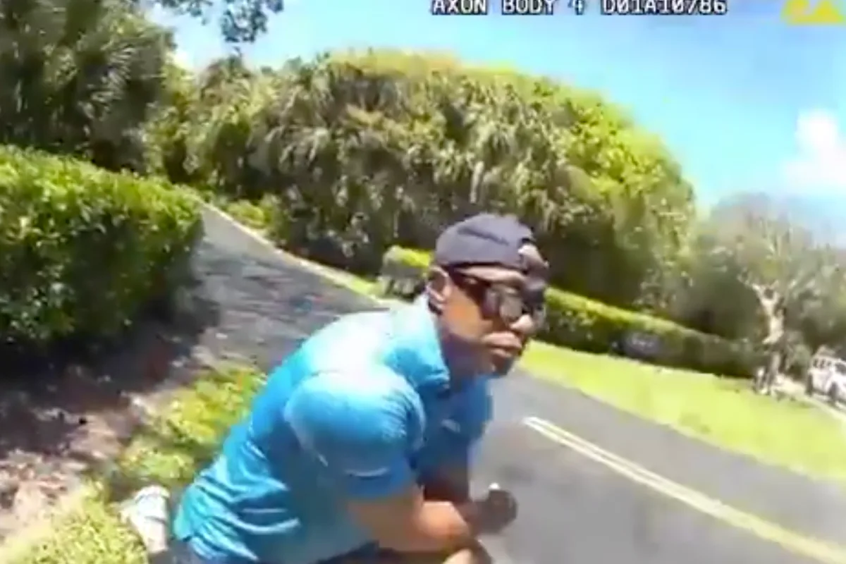 Bodycam Footage Shows Tiger Woods Arrested After Car Crash in Florida