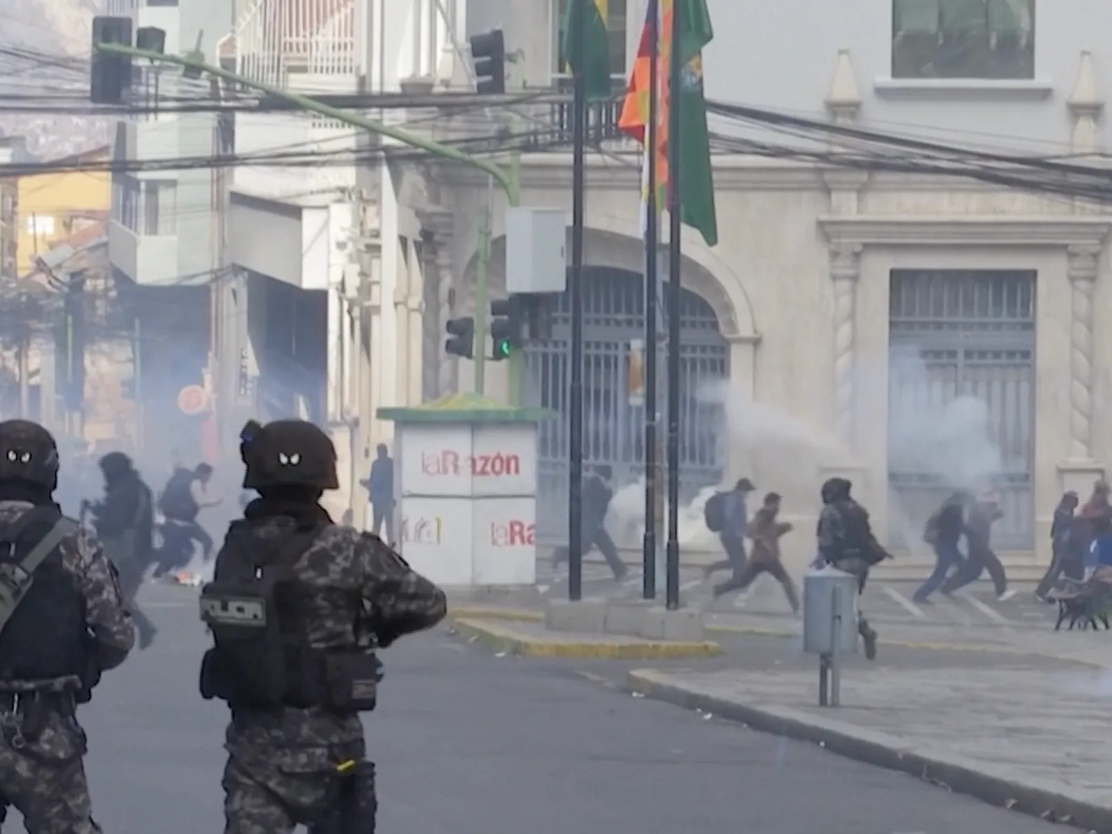 Bolivian Miners and Police Clash Amid Calls for President Paz to Resign