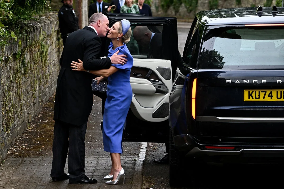 British Royals Attend Wedding of Peter Phillips and NHS Nurse Harriet Sperling