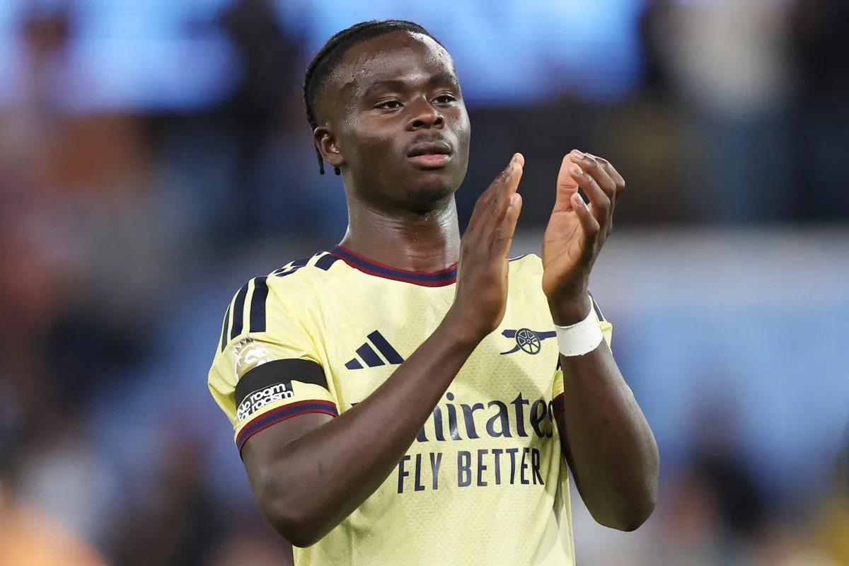 Bukayo Saka Scores Winner as Arsenal Defeat Aston Villa 1-0 at Villa Park
