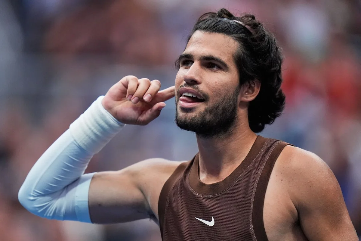Carlos Alcaraz Wins US Open Singles Match on Return After Injury Layoff