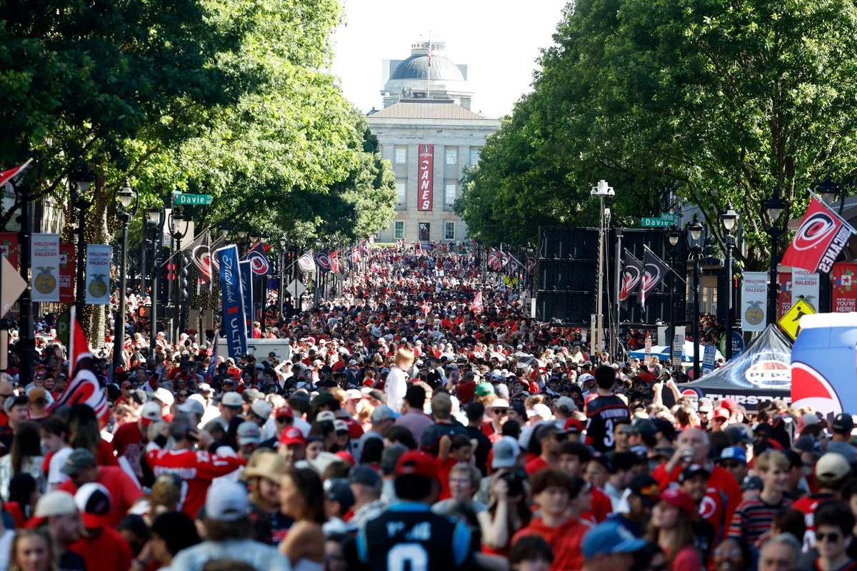 Carolina Hurricanes Celebrate Stanley Cup Win with Parade in Downtown Raleigh