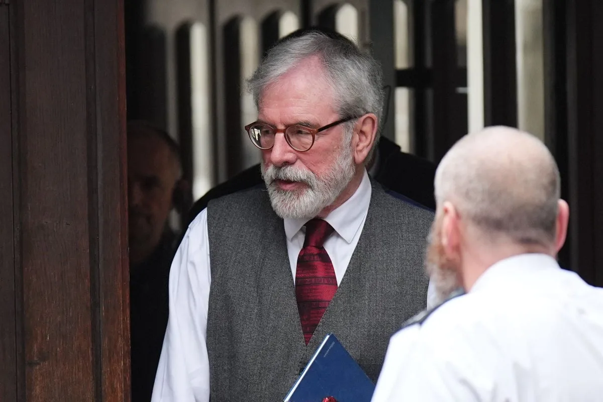 Civil Case Begins Against Gerry Adams Over 1973 and 1996 IRA Bombings