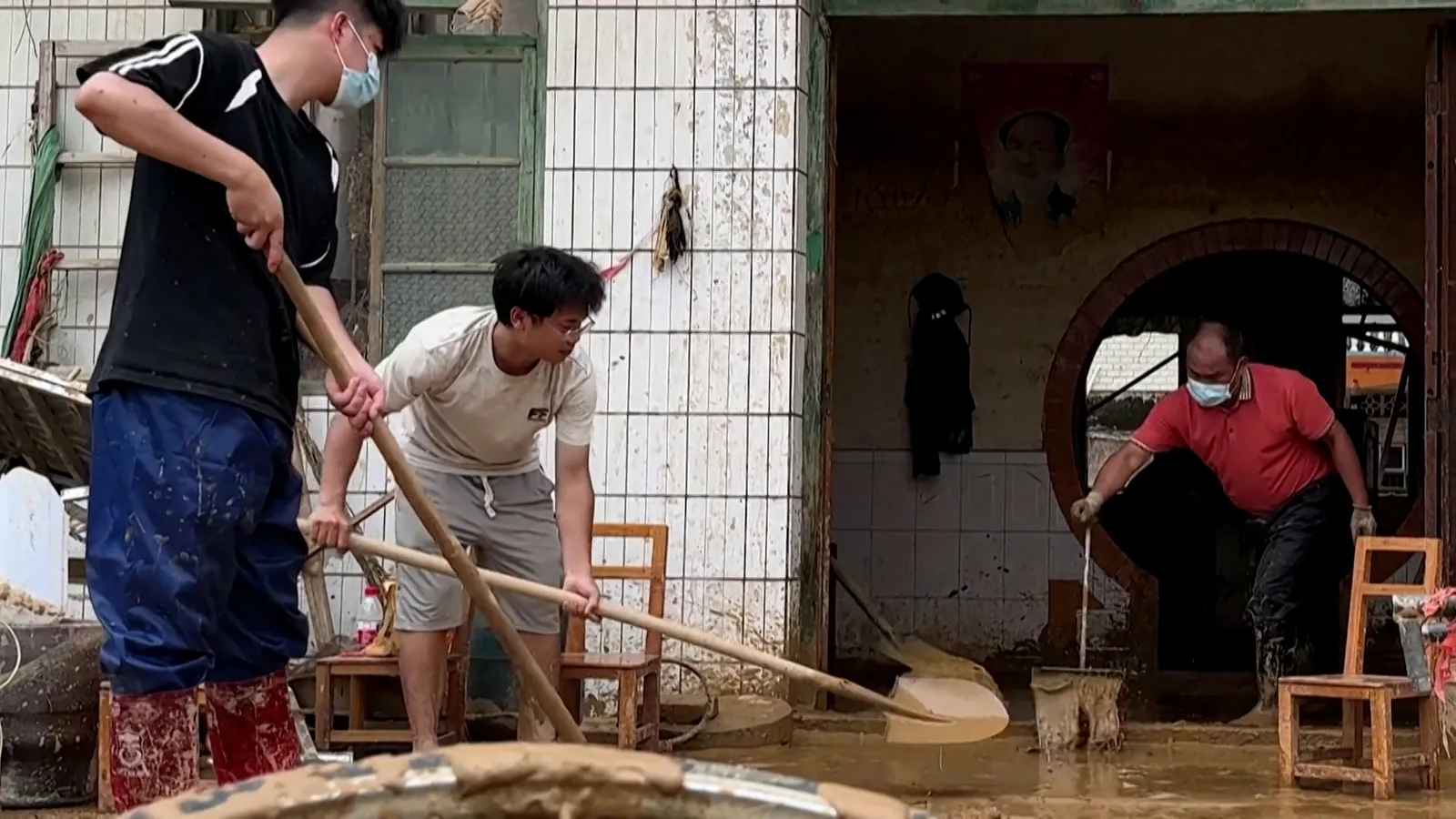 Cleanup Begins in Guangxi After Severe Flooding as Super Typhoon Approaches China