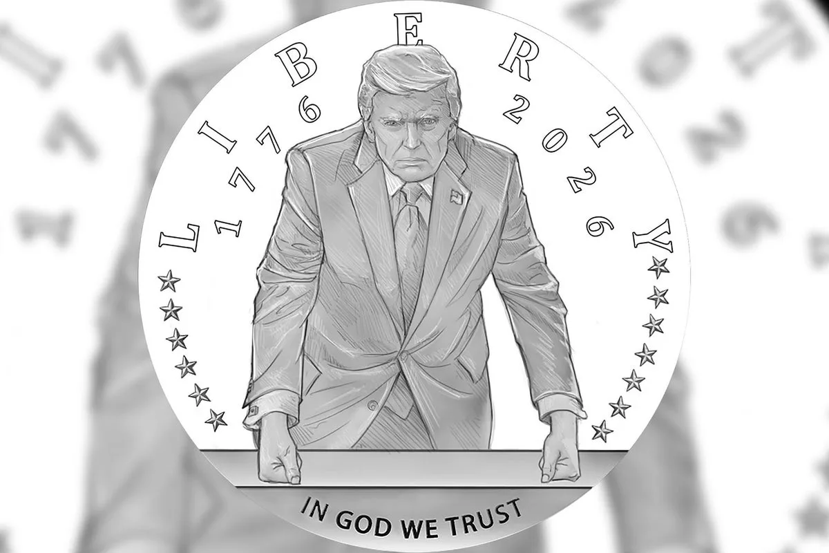 Commission Approves Gold Coin Featuring Trump’s Portrait for US 250th Anniversary