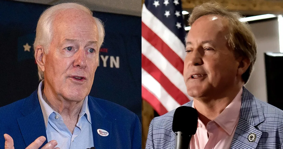 Cornyn and Paxton Face Off in Texas GOP Senate Primary Runoff