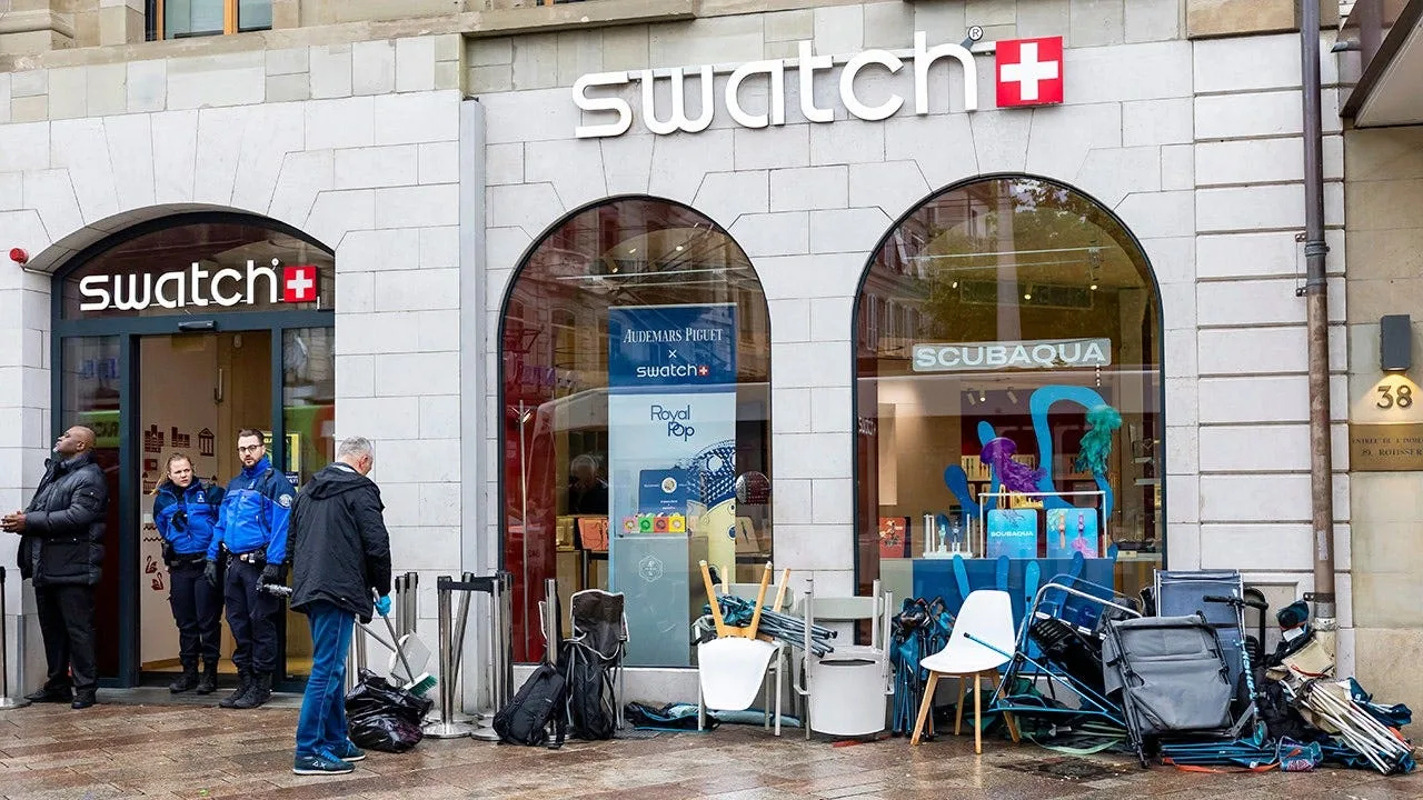 Crowds and Store Closures Mark Swatch and Audemars Piguet Watch Release