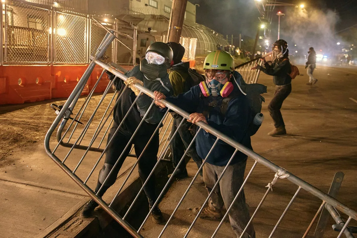 Curfew Imposed Near Newark ICE Facility After Protests and Police Clashes
