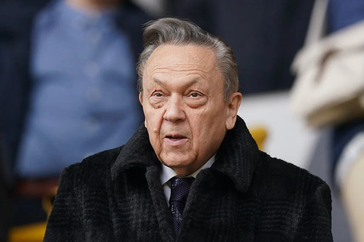 David Sullivan Agrees to Stay Away from West Ham Women and Youth Teams After Complaint
