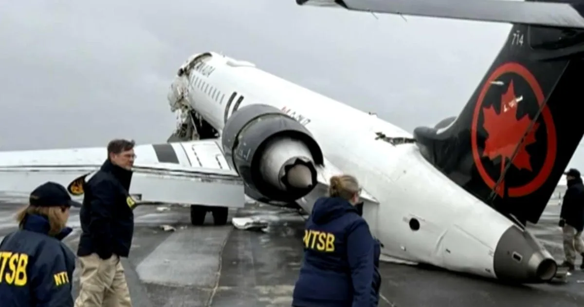Air Canada Plane and Fire Truck Collide at LaGuardia, Killing Two Pilots