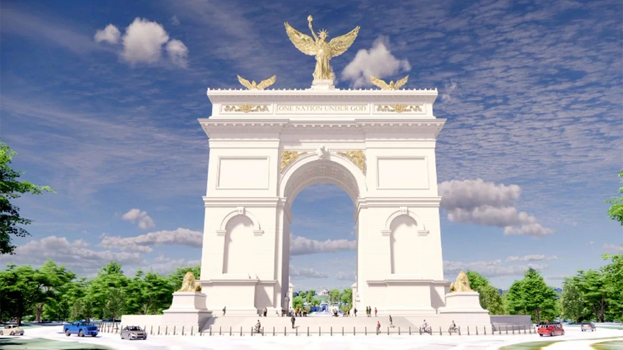 Designs Released for Proposed 250-Foot Trump Triumphal Arch in Washington, D.C.
