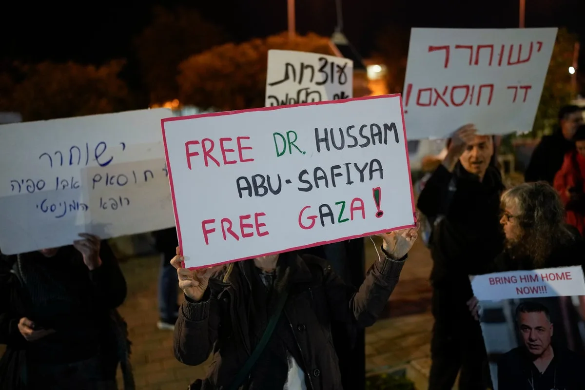 Detained Palestinian Doctor Hussam Abu Safiya Reported in Critical Condition