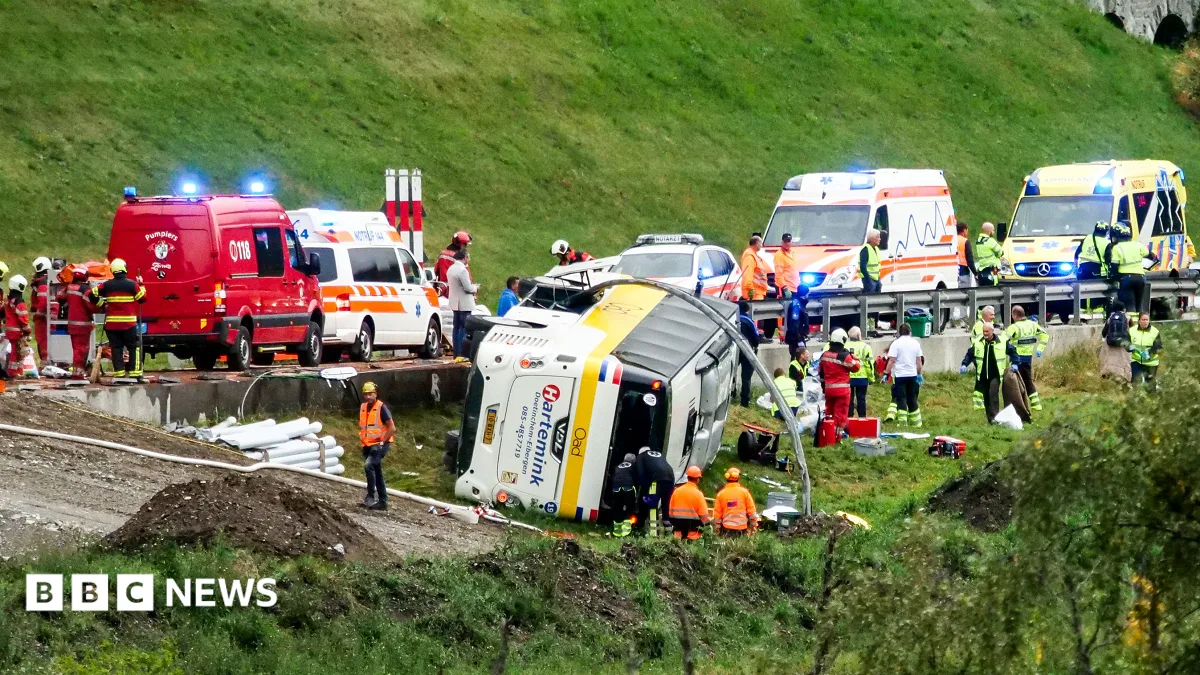 Dutch Tour Bus Overturns in Swiss Alps, Resulting in Several Fatalities
