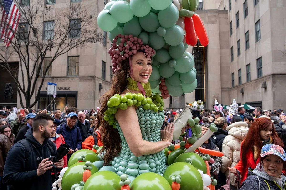 Easter Parade and Bonnet Festival Held on Fifth Avenue in New York City