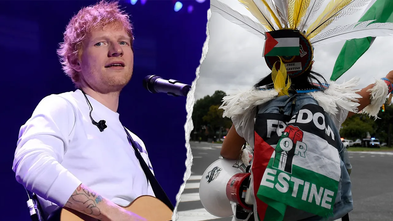 Ed Sheeran Performs Solo in Philadelphia Amid Pro-Palestinian Protests After Tour Controversy