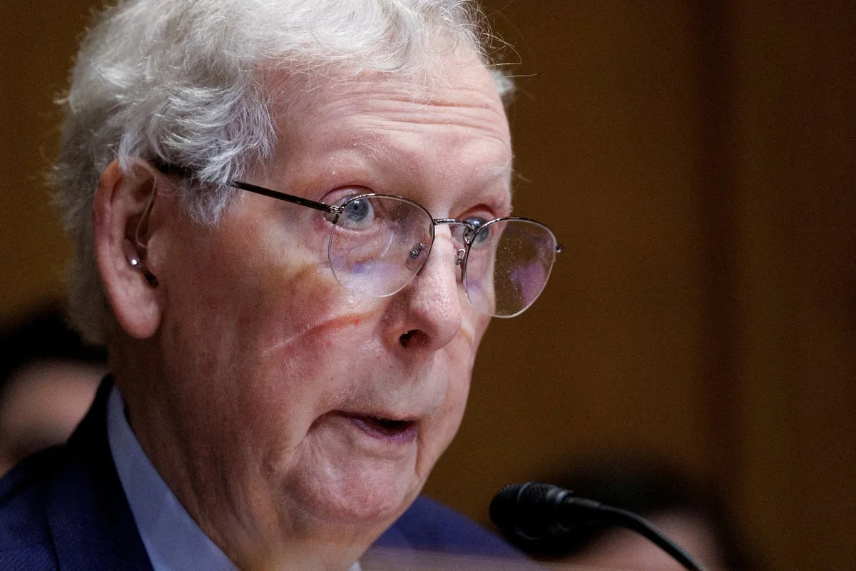 EMS Responds to Mitch McConnell's Home After Reported Health Incident