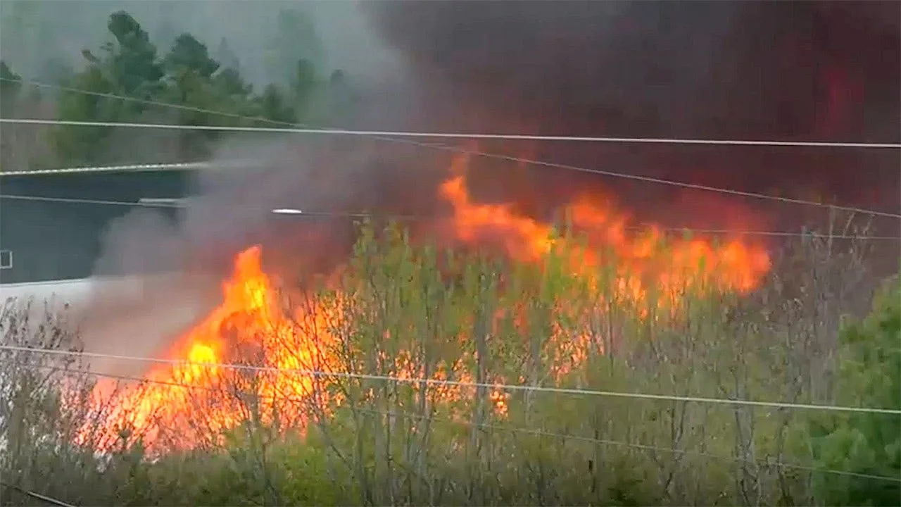 Explosion and Fire Reported at Lumber Mill in Searsmont, Maine