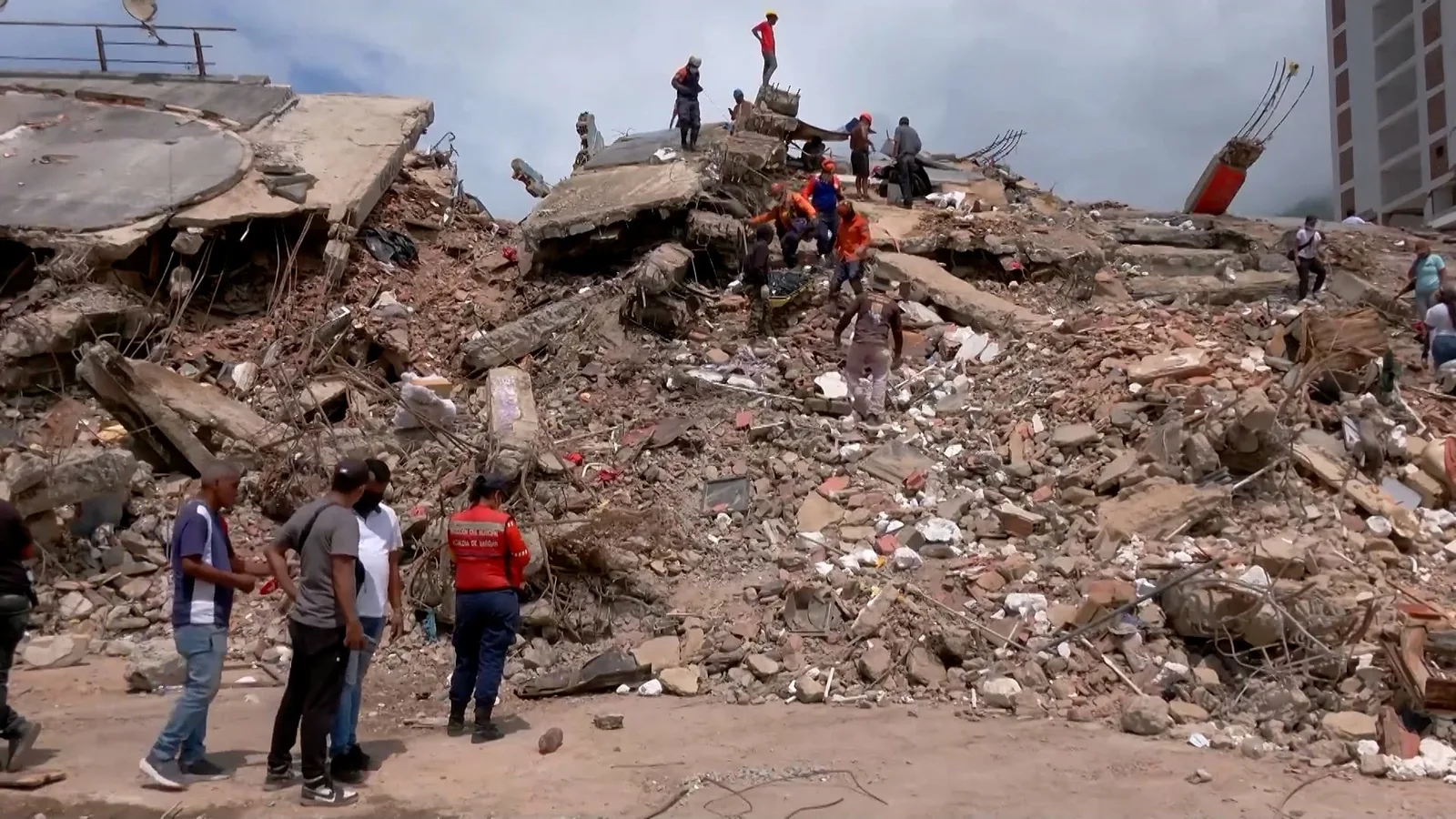 Families and Aid Groups Respond After Major Earthquakes in Venezuela