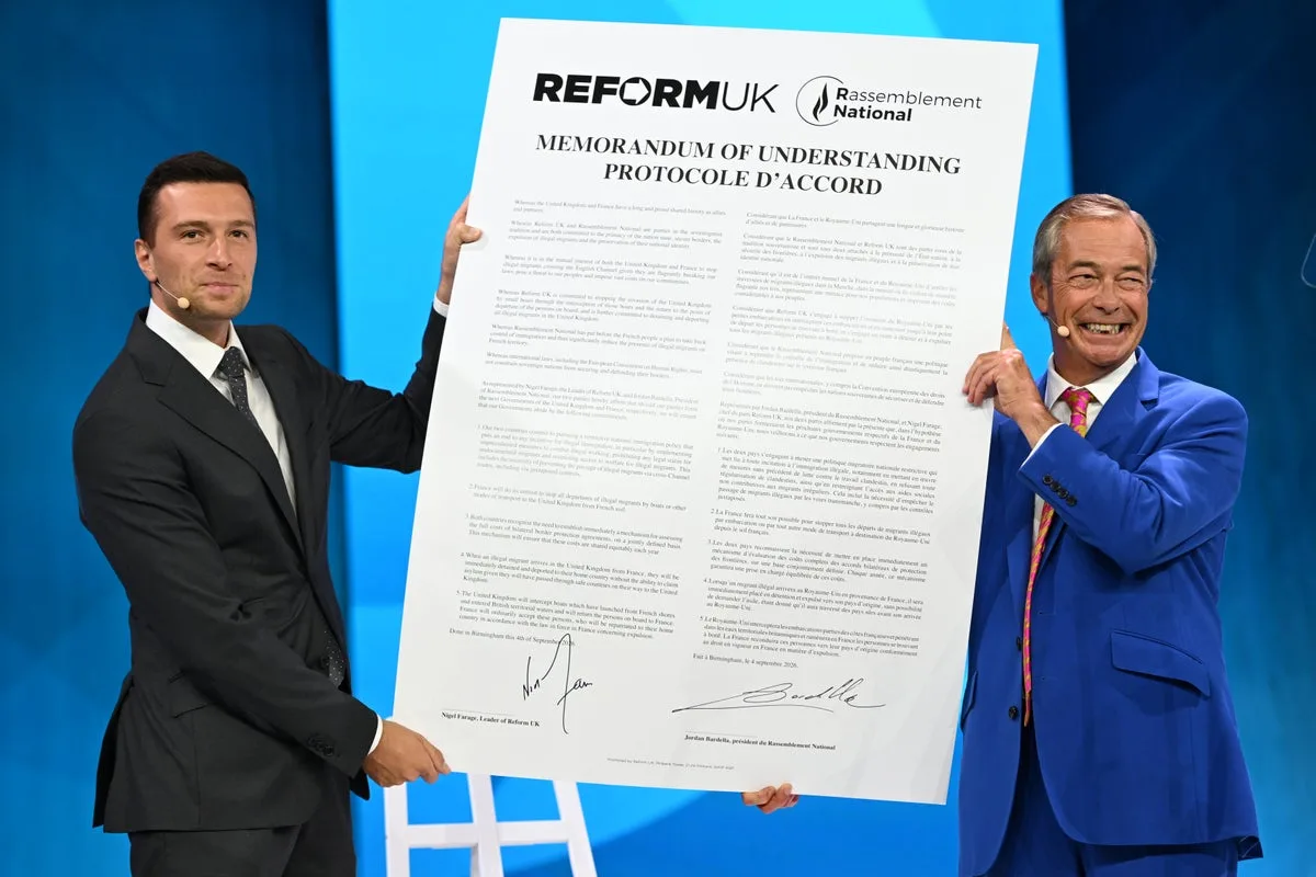 Farage and Bardella Announce UK-France Pact on Channel Crossings