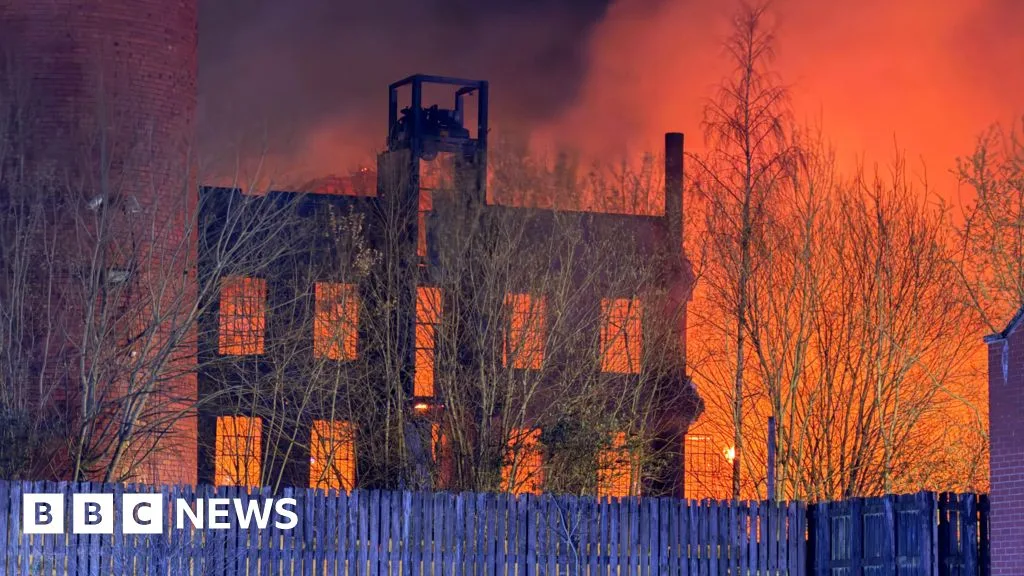 Fire Damages Historic Derelict Mill in Staffordshire; Teenager Arrested