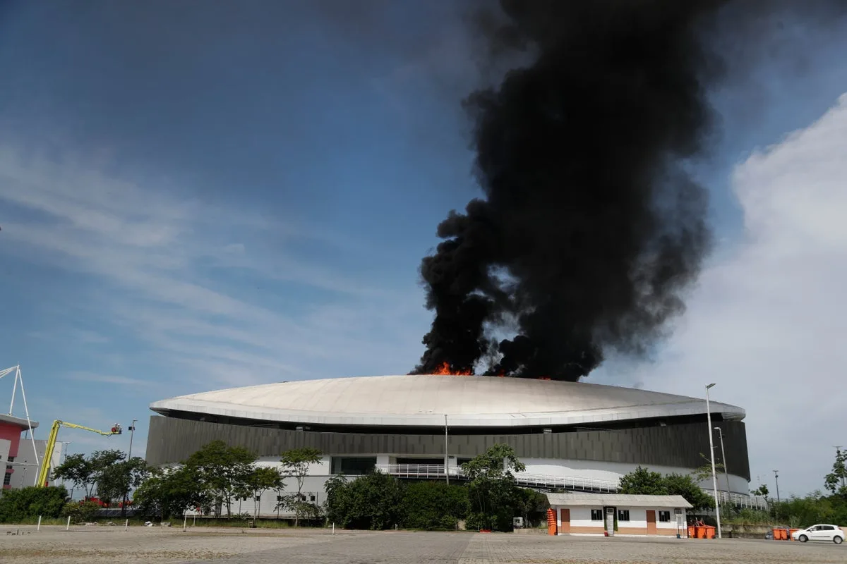 Fire Damages Roof of Rio de Janeiro Olympic Velodrome, No Injuries Reported