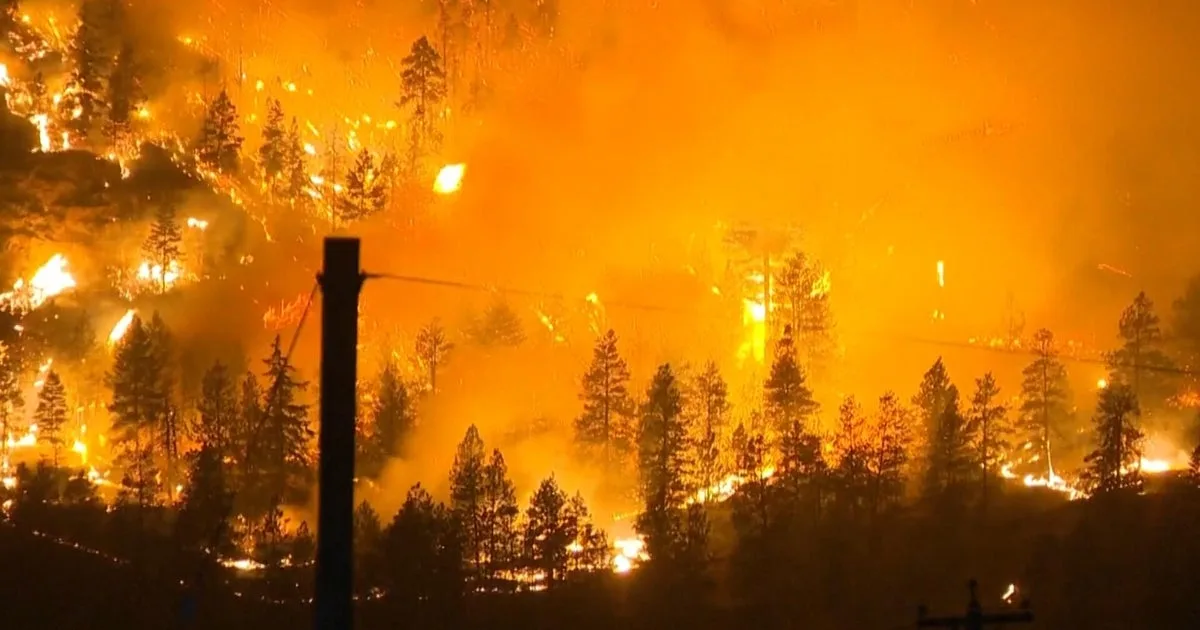 Firefighters Respond to Nearly 200 Wildfires Across Western U.S. and Canada