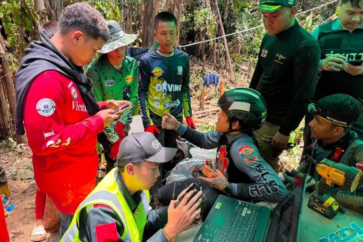 Five Found Alive, Two Missing After Laos Cave Floods Trap Miners and Villagers