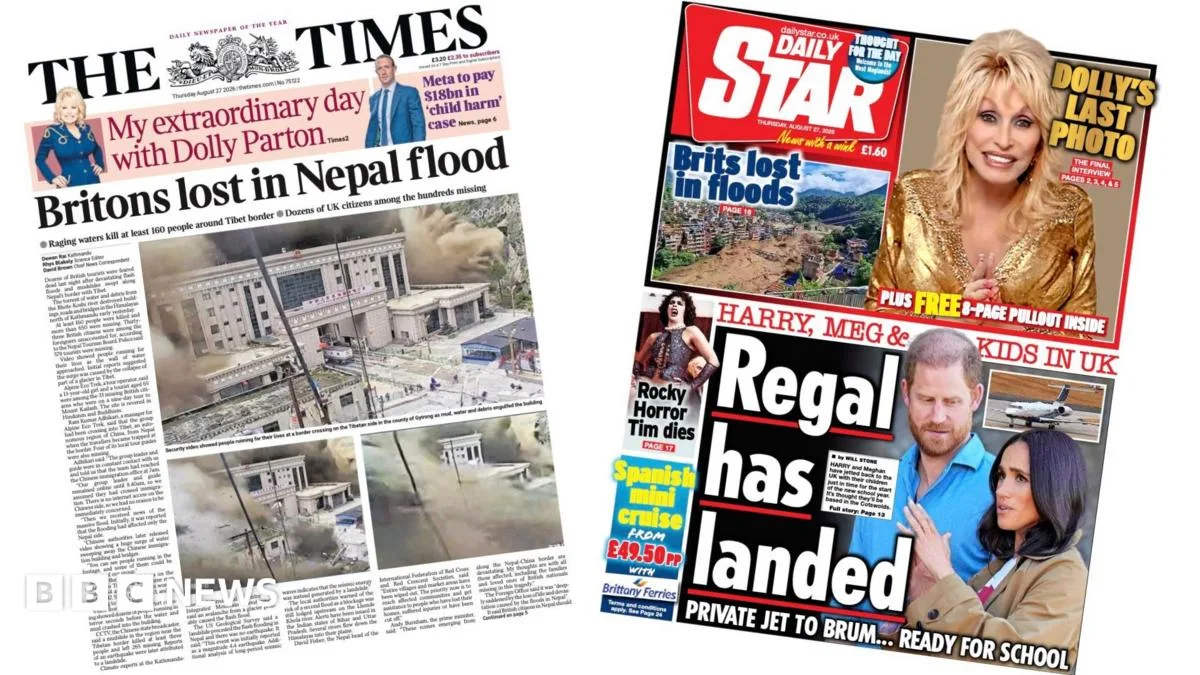 Flash Flood and Mudslides Cause Deaths and Missing Tourists on Nepal-Tibet Border