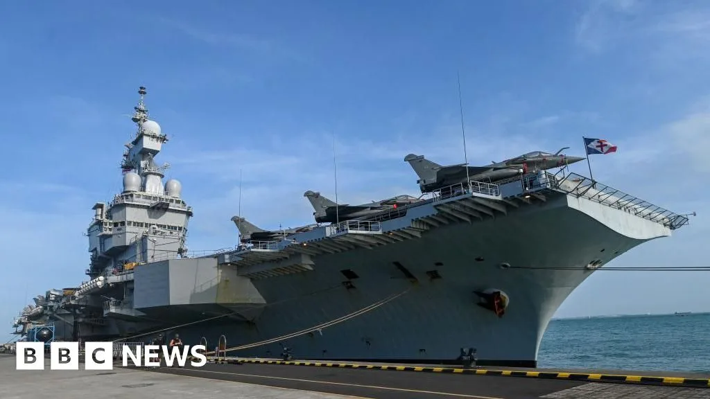 French Naval Officer's Strava Run Reveals Charles de Gaulle Aircraft Carrier Location