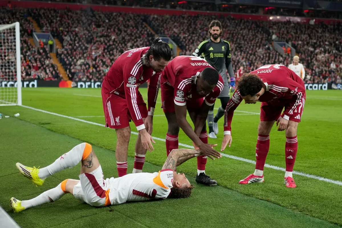 Galatasaray Players Suffer Injuries in Champions League Defeat to Liverpool