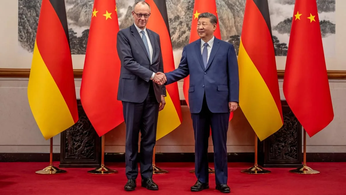 Germany's Chancellor Merz Seeks to Strengthen China Ties During Beijing Visit