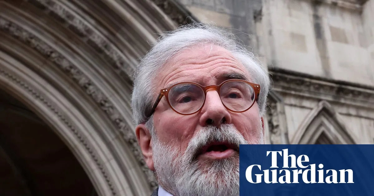 Gerry Adams Faces Lawsuit Over Alleged IRA Leadership and Bombing Liability