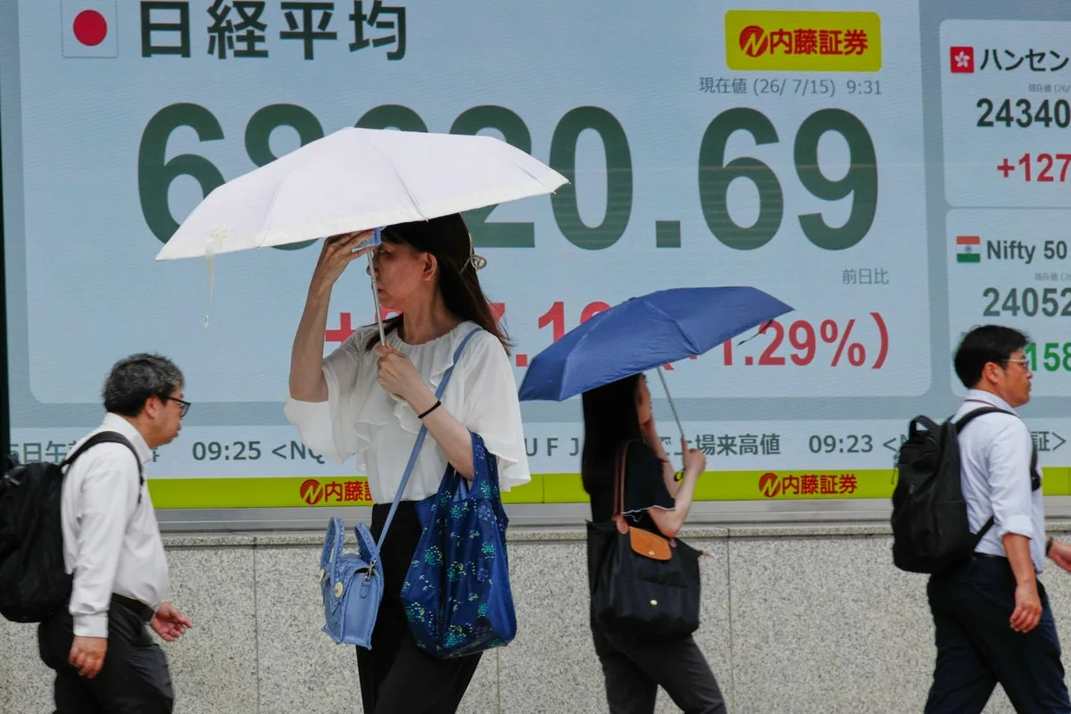 Global Stock Markets Fall as AI-Related Shares Lead Broad Selloff