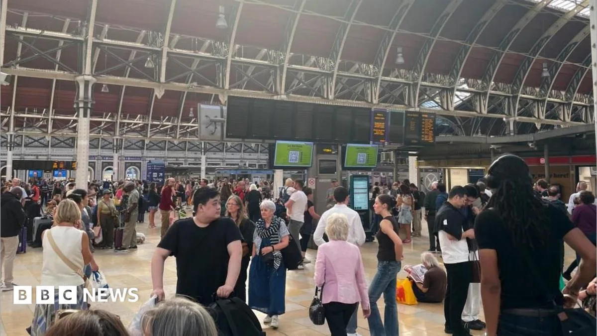 Grass Fire Near London Paddington Halts All Train Services to Heathrow Airport
