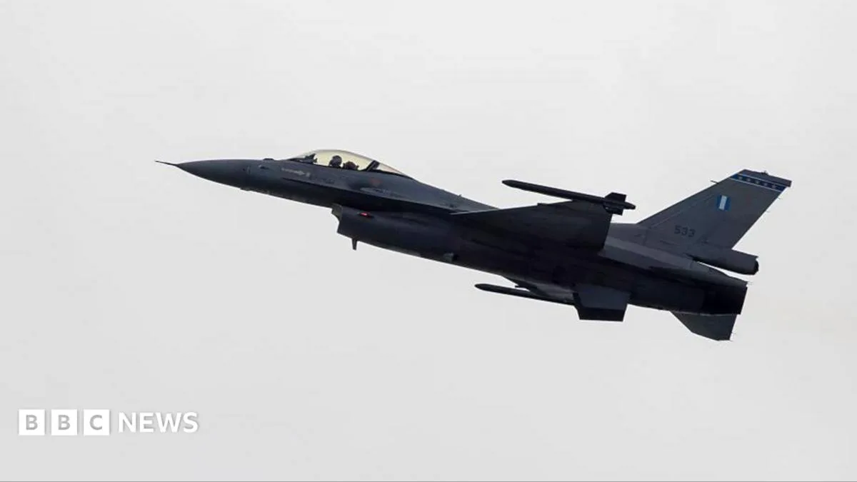 Greek F-16 Fighter Jet Crash-Lands and Catches Fire at Zakynthos Airport