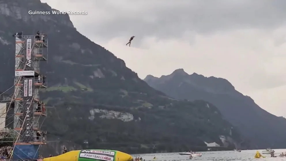 Guinness World Records Set for 'Blobbing' Launch and Dog Human-Back Run