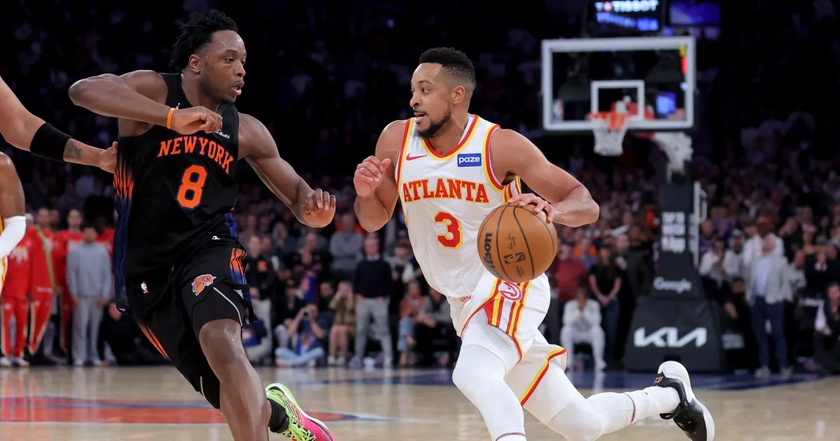 Hawks Defeat Knicks 107-106 With Late Rally to Even NBA Playoff Series