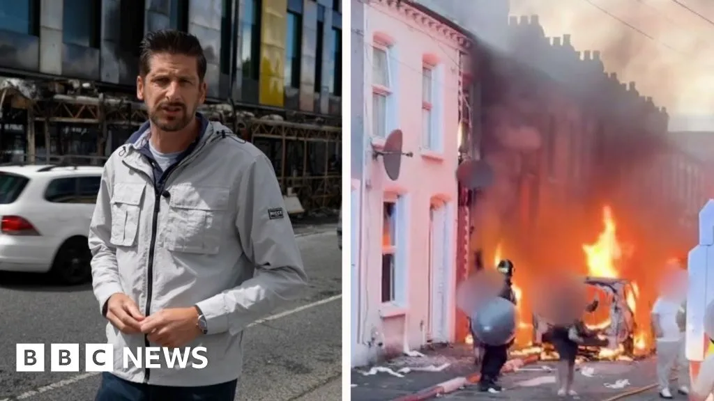 Homes and Vehicles Set Alight During Night of Unrest in Belfast