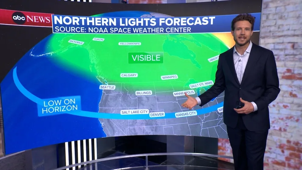 Northern Lights Forecast for Unusually Widespread Visibility After Solar Activity