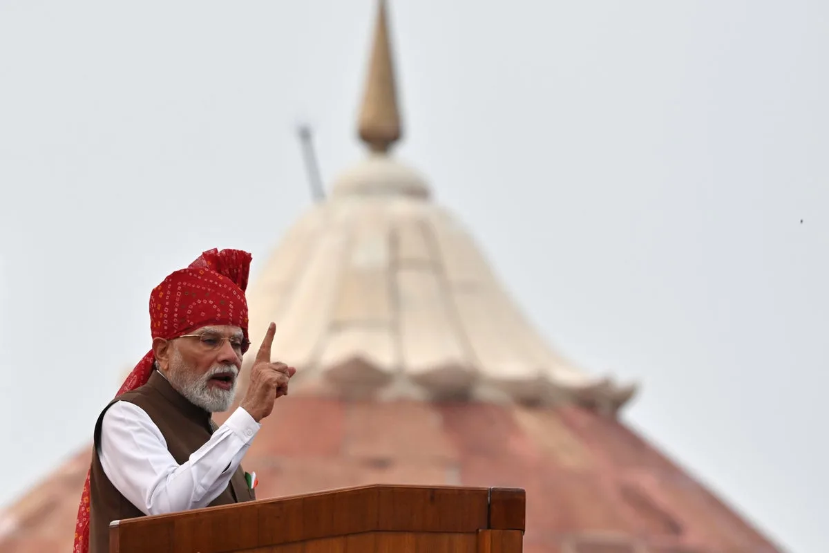 Indian PM Modi Says Maoist Insurgency Fading, Warns of Ideological Threats